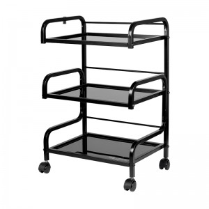  Kosmetologinis vežimėlis "PRO INK 1014 ASSISTOR", juodas