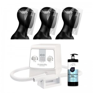 Frezavimo aparatas EXO CLASSIC FILE + APIS dezinfekcinis rankų gelis + Apsauginis skydelis