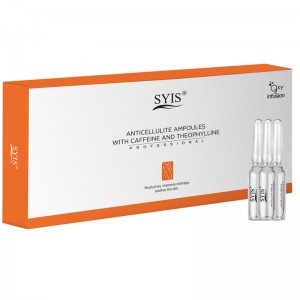 „SYIS“ anticeliulitinės ampulės su kofeinu ir teofilinu, 10x10ml